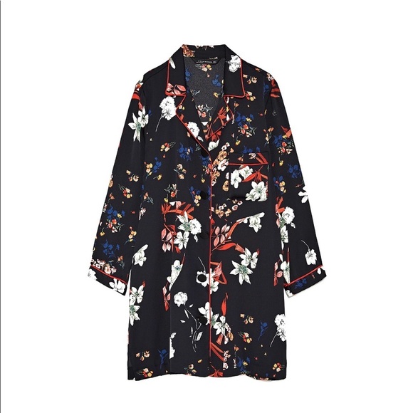 BNWOT Zara Floral Print Dress - Picture 2 of 2